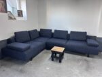 Moderne Montel Hoekbank Blauw