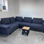 Moderne Montel Hoekbank Blauw