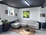 Chaise Lounge Ribstof Wit - Afbeelding 3