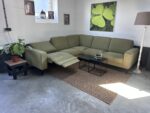 Hoekbank Met Relaxfunctie Groen - Afbeelding 2
