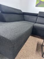 Hoekbank Zwart Met Hoofdsteun - Afbeelding 2